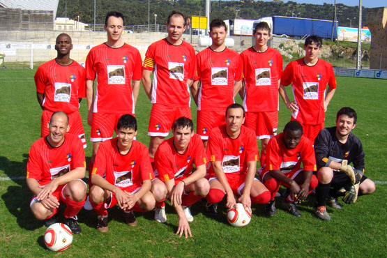 Jugadors que han disputat el partit C.F. Cistella - U.E. La Jonquera