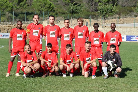 Equip del partit F.E. Vilajuïga - C.F. Cistella